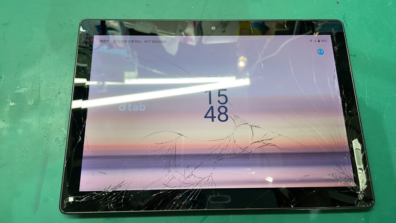 docomo d tab d-41A 画面修理【分解まで】