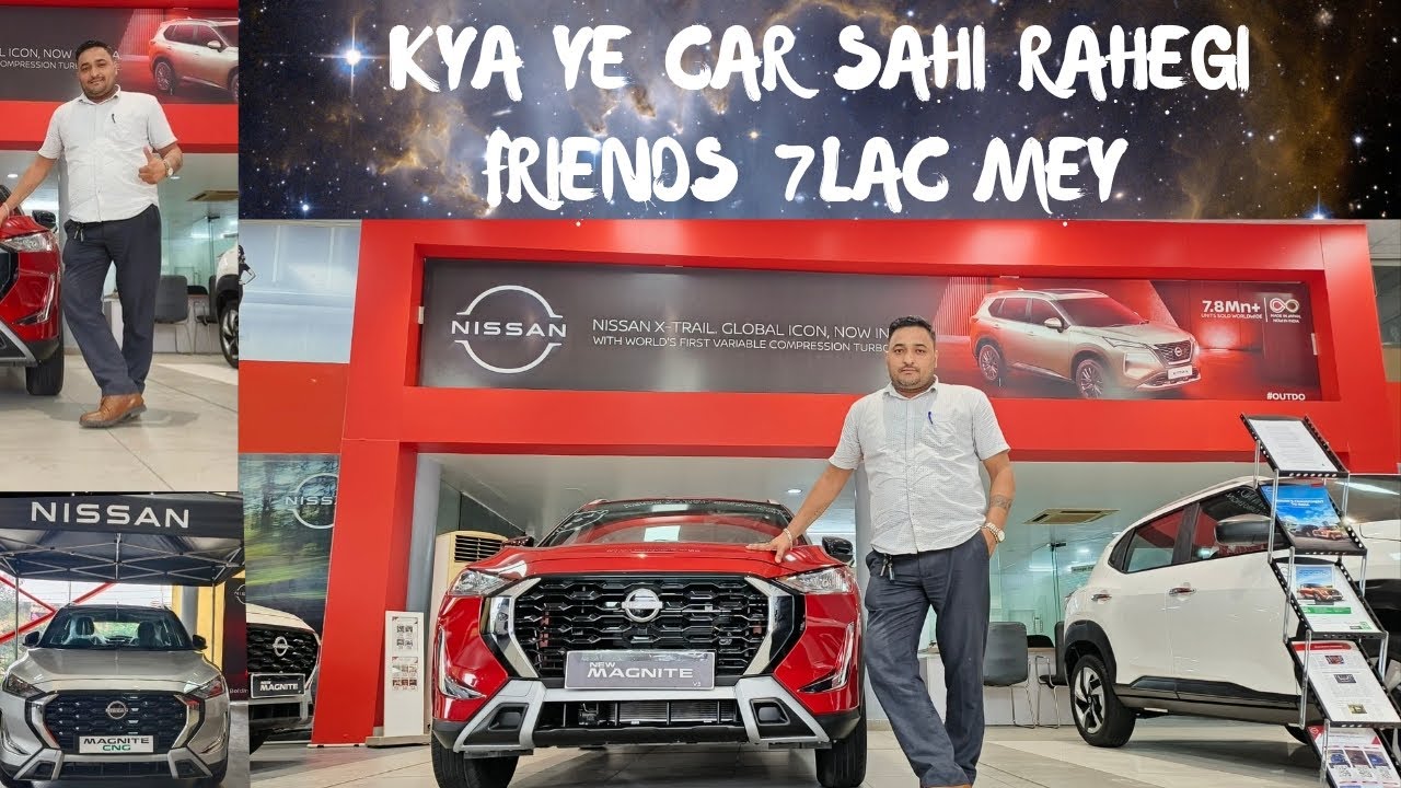 Ye hai Nissan ki sasti car | Nissan Magnite Base Model 2025 | Nissan Magnite CNG 2025 #carlover #1k