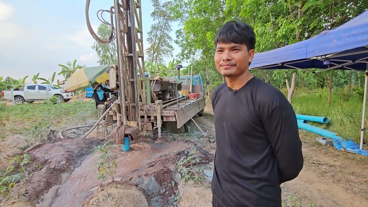 ไม่เจอน้ำไม่คิดตังค์ กับการเจาะบาดาลของช่างชุดนี้