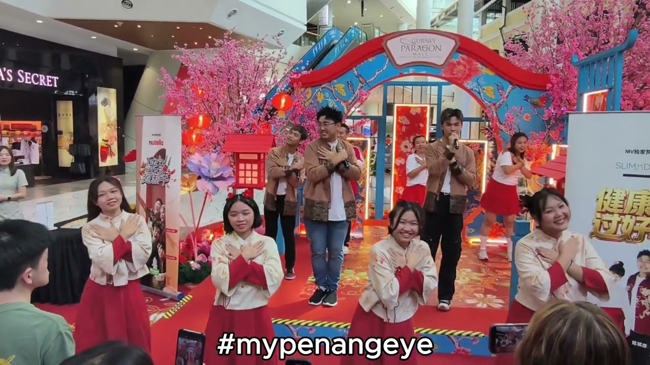 Bingyen, Addison & Shi Hau Fan Meet @ Gurney Paragon Mall Penang | 有舍必有得(蛇年新年歌)