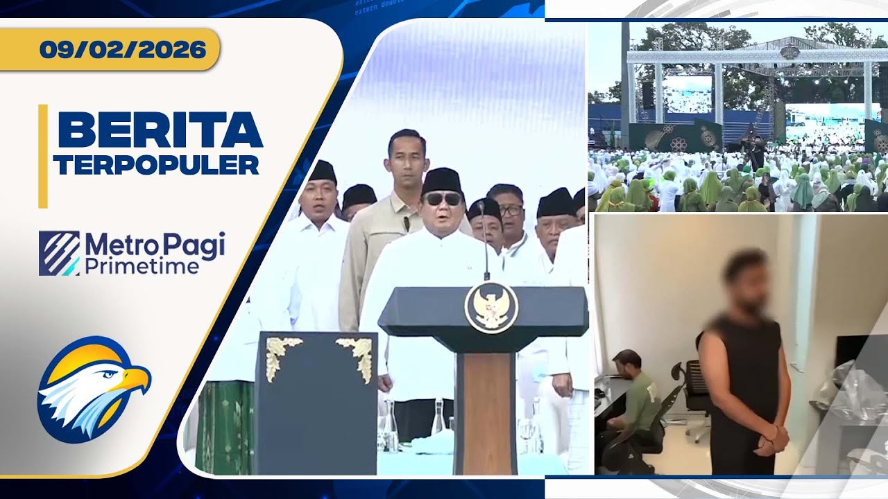 Berita Terpopuler: Pesan Prabowo di NU Penangkapan Kurir , Judi Online Internasional Dibongkar