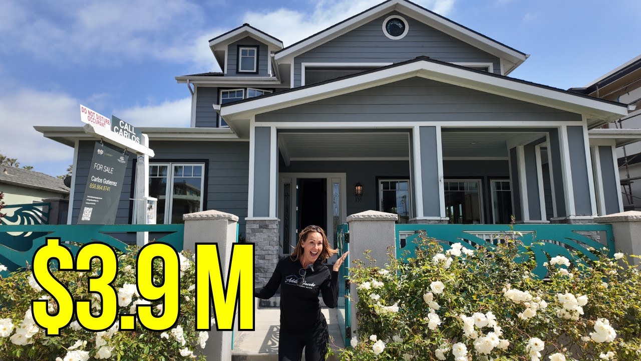 Exquisite Custom-Built Coastal Home in San Diego | San Diego Home Tours