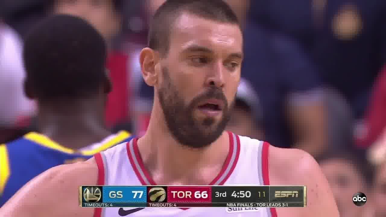 Marc Gasol All Game Actions 2019 NBA Finals Game 5 Warriors vs Raptors Highlights