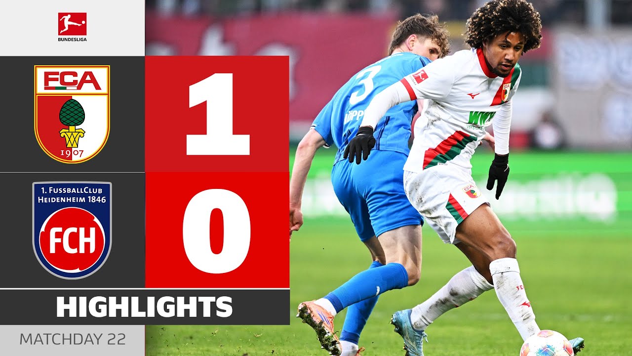 FC AUGSBURG - HEIDENHEIM | Highlights | Matchday 22 &ndash; Bundesliga 2025/26