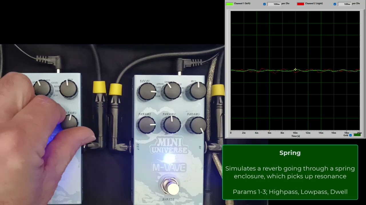 M-Vave Mini Universe Reverb and Korg EX 800: Effects and Keyboards