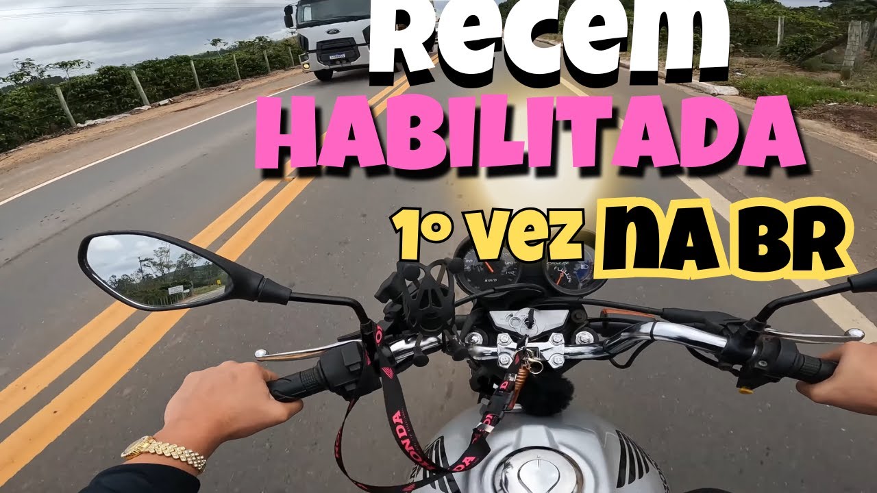 CG 150 Carburada Primeira Vez na BR — O Medo e a Emoção de Pilotar DA Minha ESPOSA