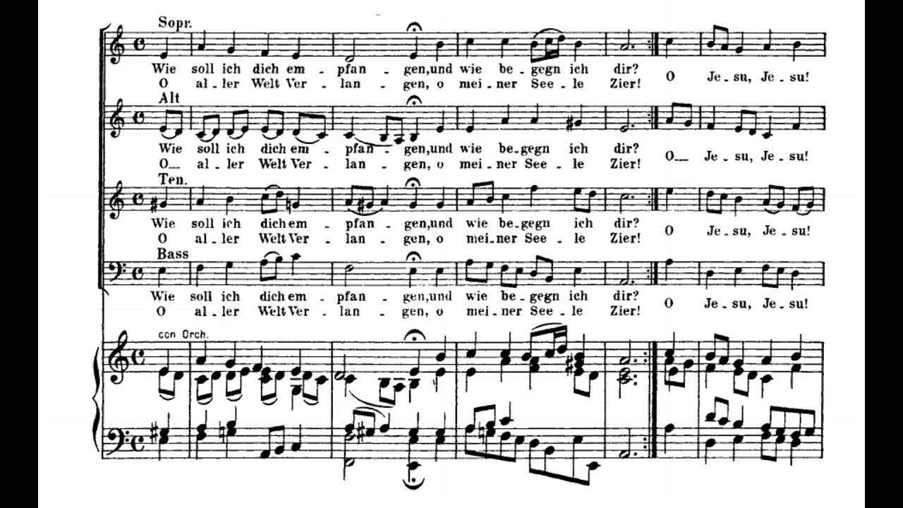 Bach: Christmas Oratorio I - 5. Wie soll ich dich empfangen - Koopman
