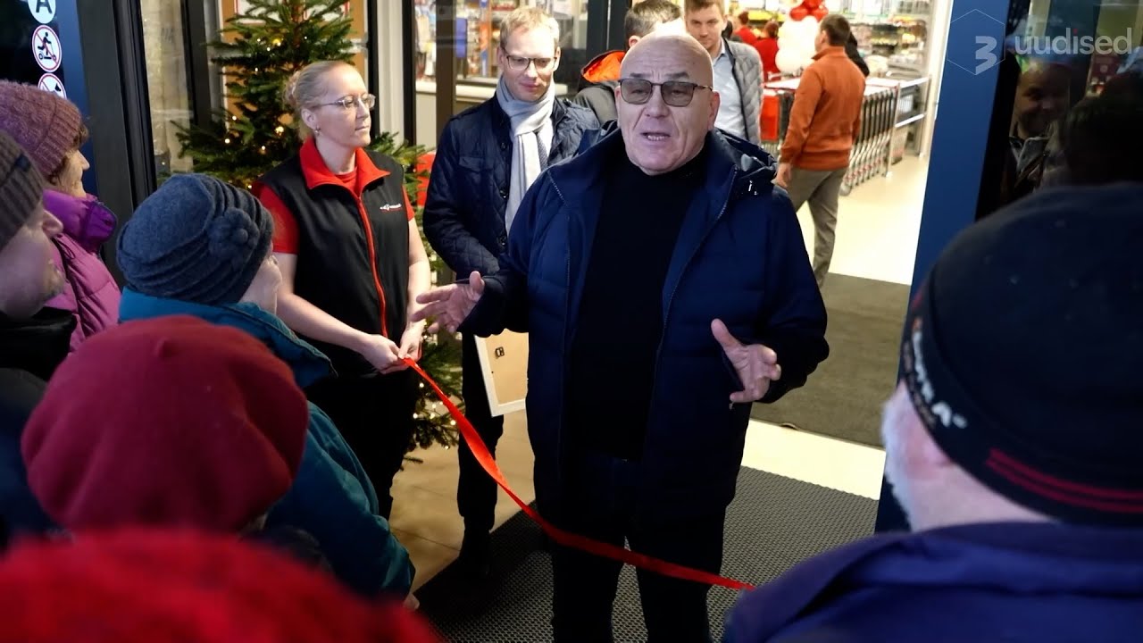 TV3 uudised: uue kaupluse avamisele tuldi kohale tunde varem! Poe omanik saabus helikopteriga