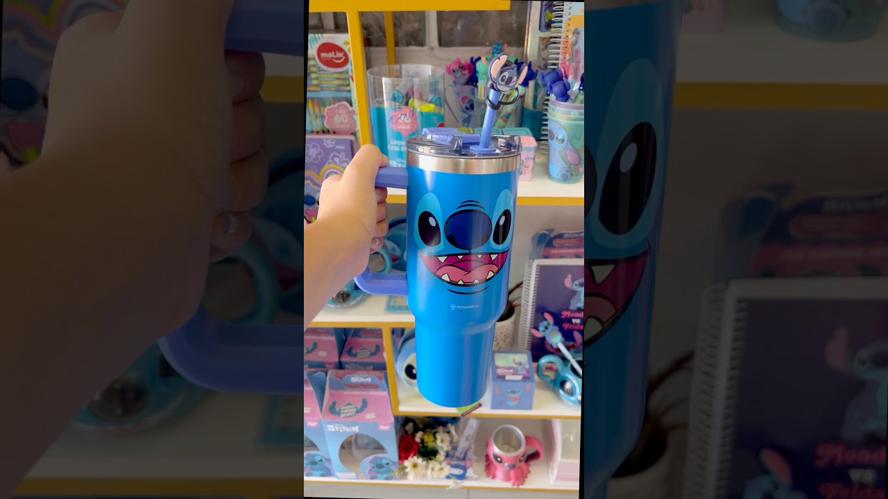 COPO STANLEY STITCH🩵|PAPELARIA LIANE #papelarialiane #itu #sorocaba #stitch