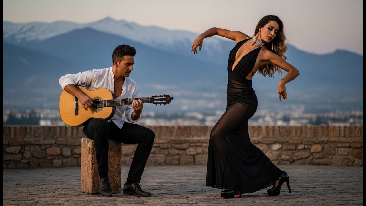 Calm by the Andalusian Coast | Instrumental Arabic Oud & Spanish Guitar
