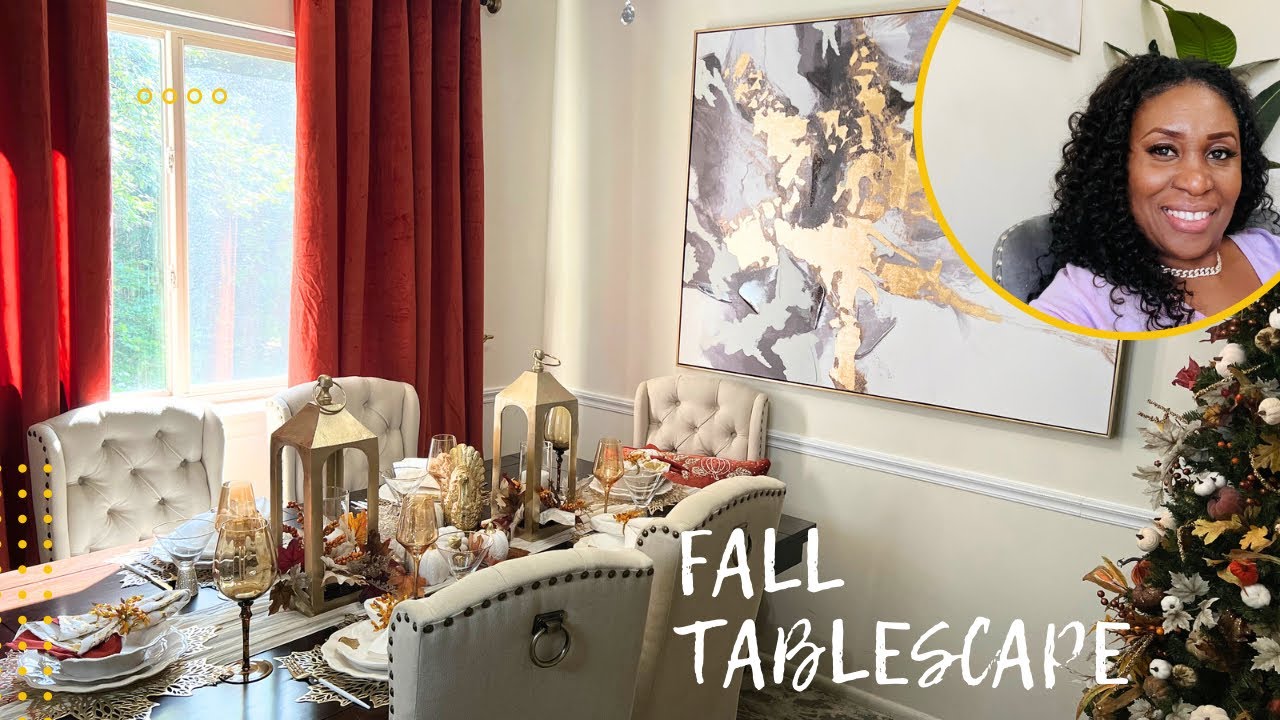 NEW Fall 2023 Decorate with me Fall Tablescape #traditional #fall #homedecor