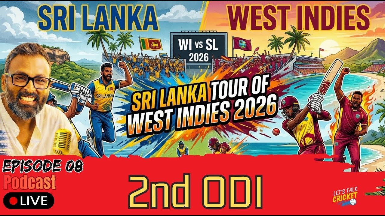 Sri Lanka Tour of West Indies | 2nd ODI | Lets Talk Cricket | Live
