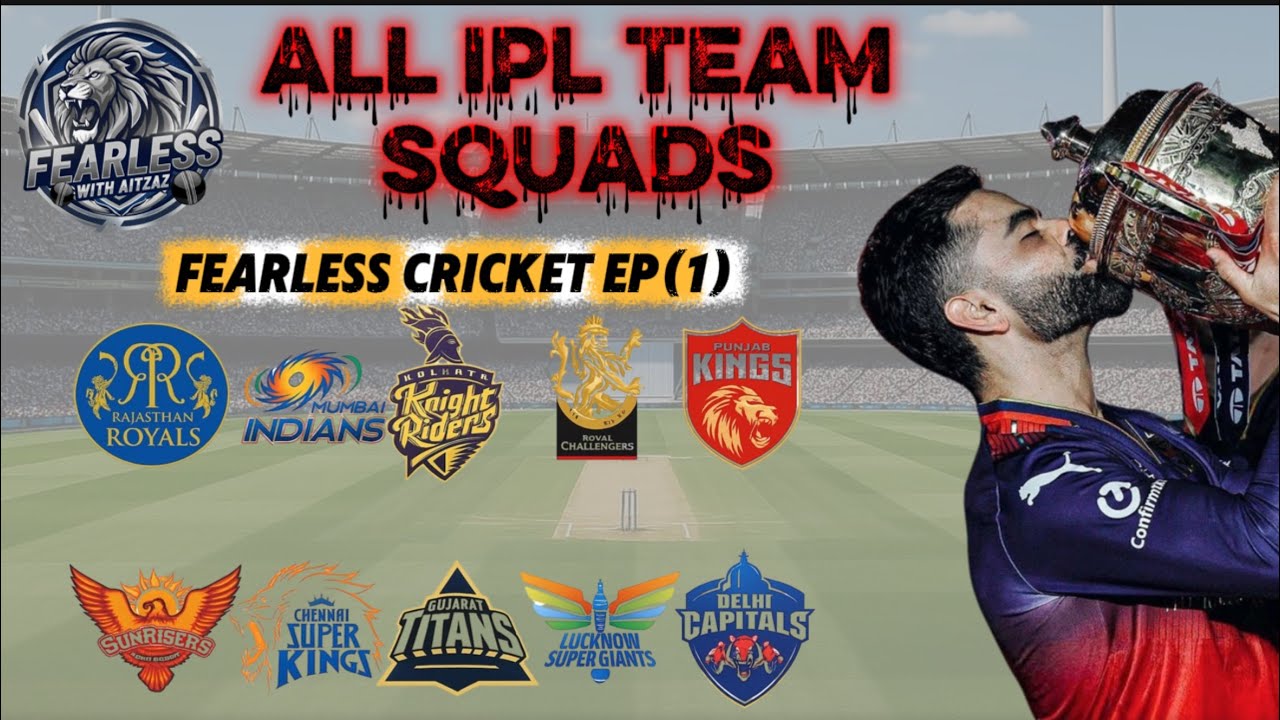 IPL All Team Squads After Mini Auction🔥 Full Analysis| Fearless Cricket Ep 1 
