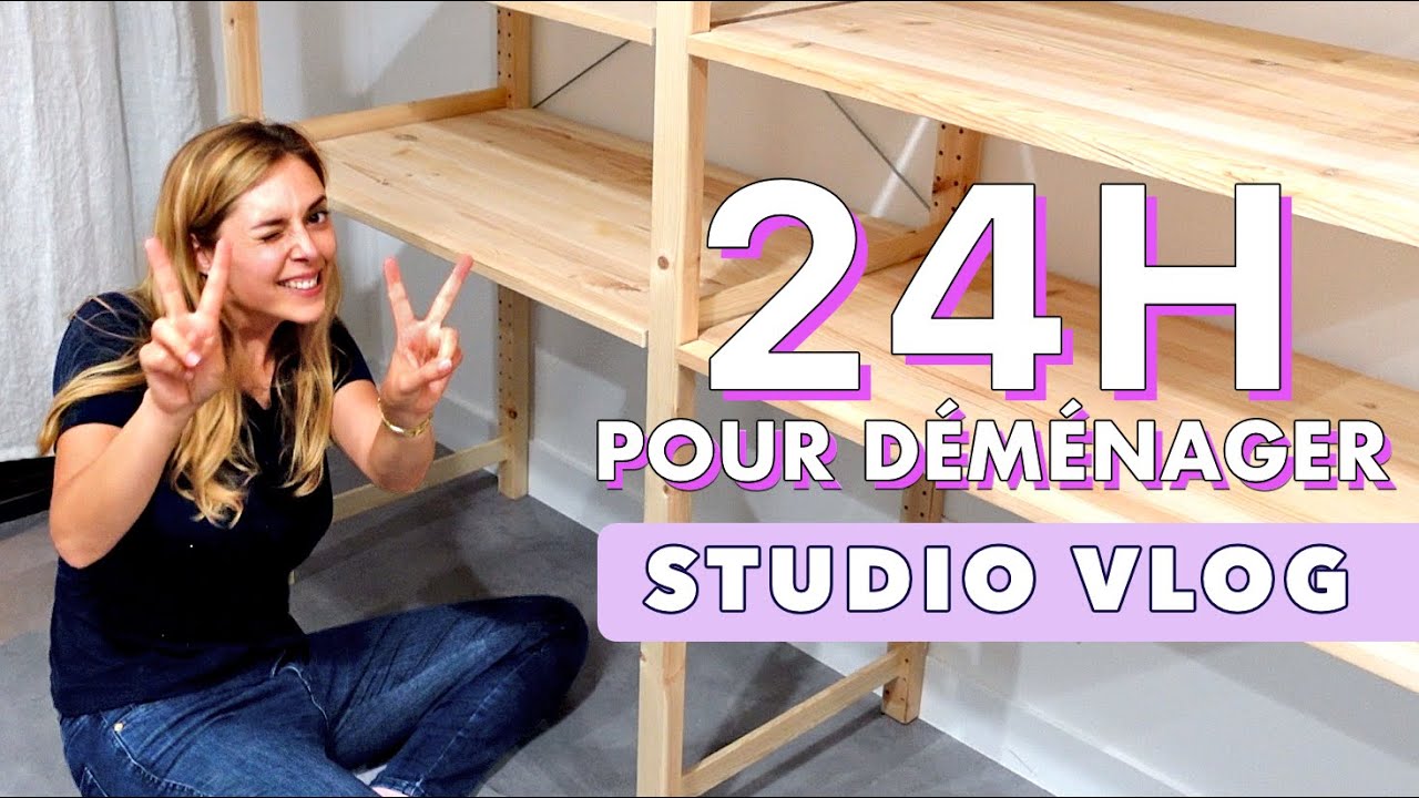 D&eacute;m&eacute;nager en 24h + ASTUCES | Studio Vlog