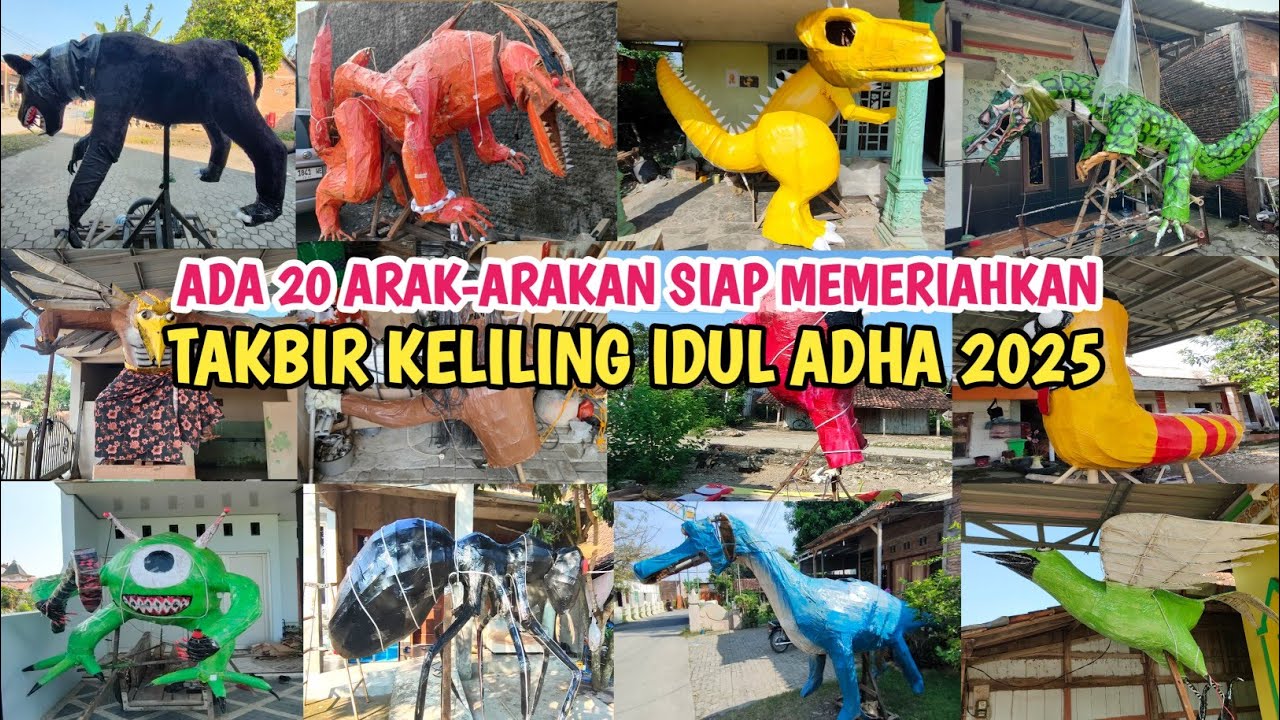 REVIEW FULL‼️Inilah 20 Arak-arakan Bikinan Bocil Siap Memeriahkan Takbir Keliling IDUL ADHA 2025