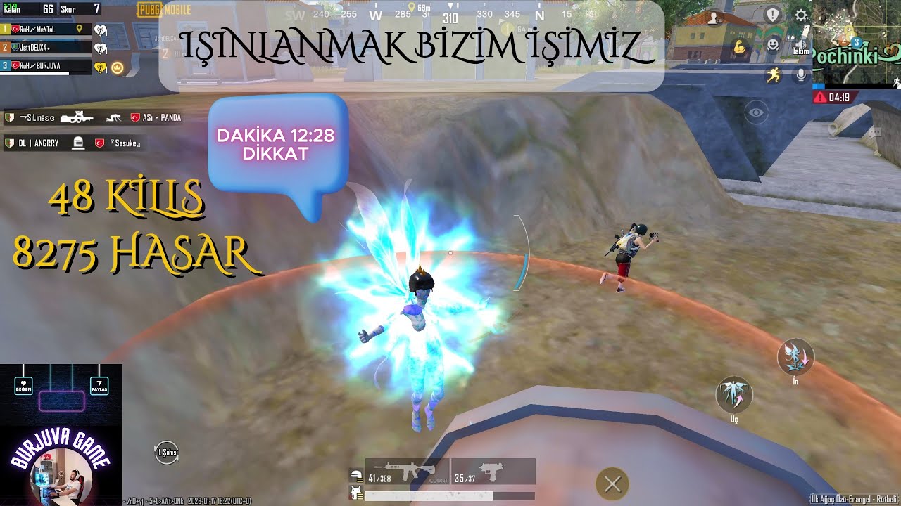 TEK MAÇ 48 KIIILLSS ! BURJUVA GAME MÜTHİŞ MAÇ PUBG MOBİLE DAKİKA 12:28 DİKKAT 😂😎