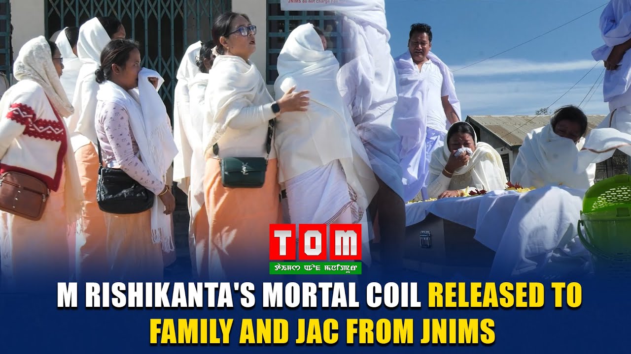 M RISHIKANTA'S MORTAL COIL RELEASED TO FAMILY AND JAC FROM JNIMS