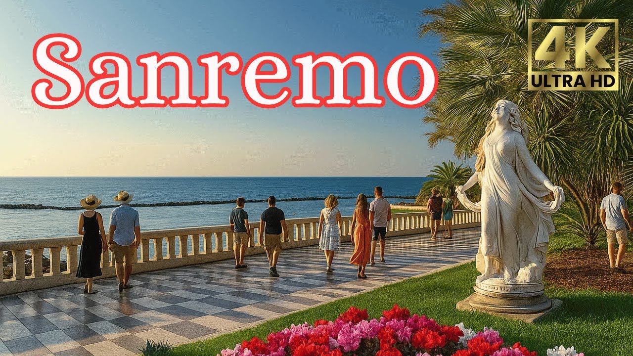 Sanremo, Italy 🇮🇹 4K 60fps Walking Tour – September 2025
