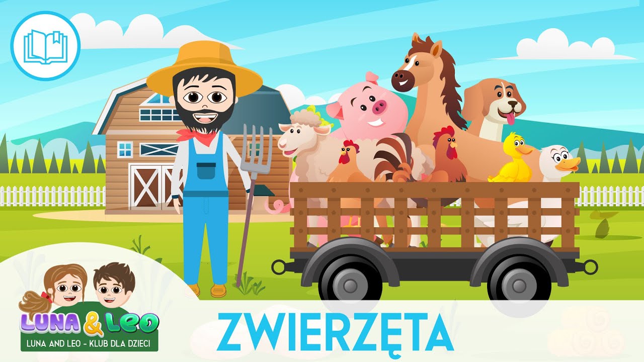 Zwierzęta na wsi 🐶 🚜 - Zwierzęta hodowlane dla dzieci | Wesoła farma dla dzieci 🎧👫🚜