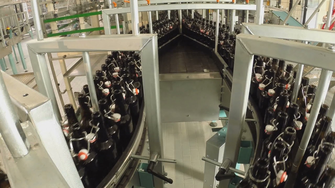 Sorting and packaging centre for hollow glass