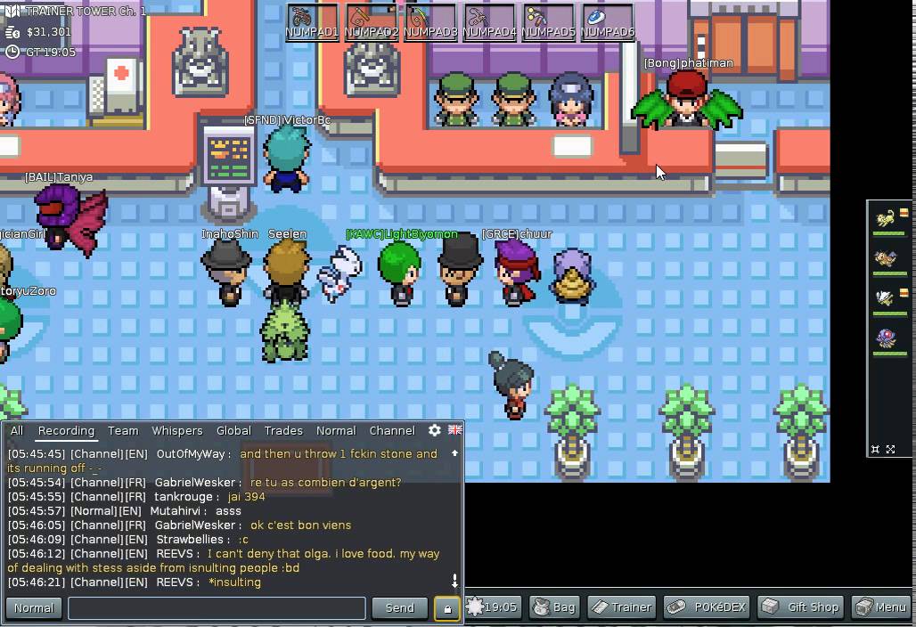Trainer Tower Info!