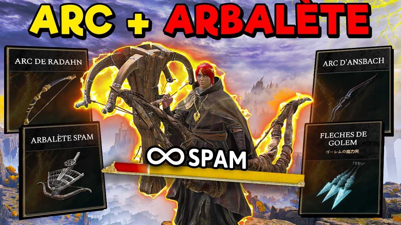 J'ai FINI Elden Ring avec des ARCS et des ARBALÈTES UNIQUEMENT!