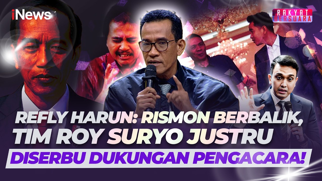 KEJUTAN! Refly Harun Klaim Banyak Pengacara Siap Bongkar Kasus Ijazah Jokowi | Rakyat Bersuara