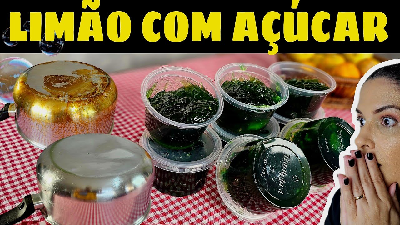 ✨️LIMÃO COM AÇÚCAR = PASTA BRILHO CASEIRA DESENGORDURANTE 😱PASSO A PASSO 😱🤑VANESSA DIAS