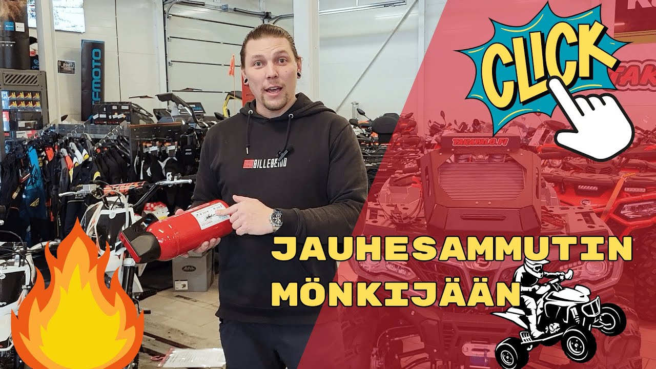 Jauhesammutin mönkijään ym. harrastepeleihin | Mutta miksi?