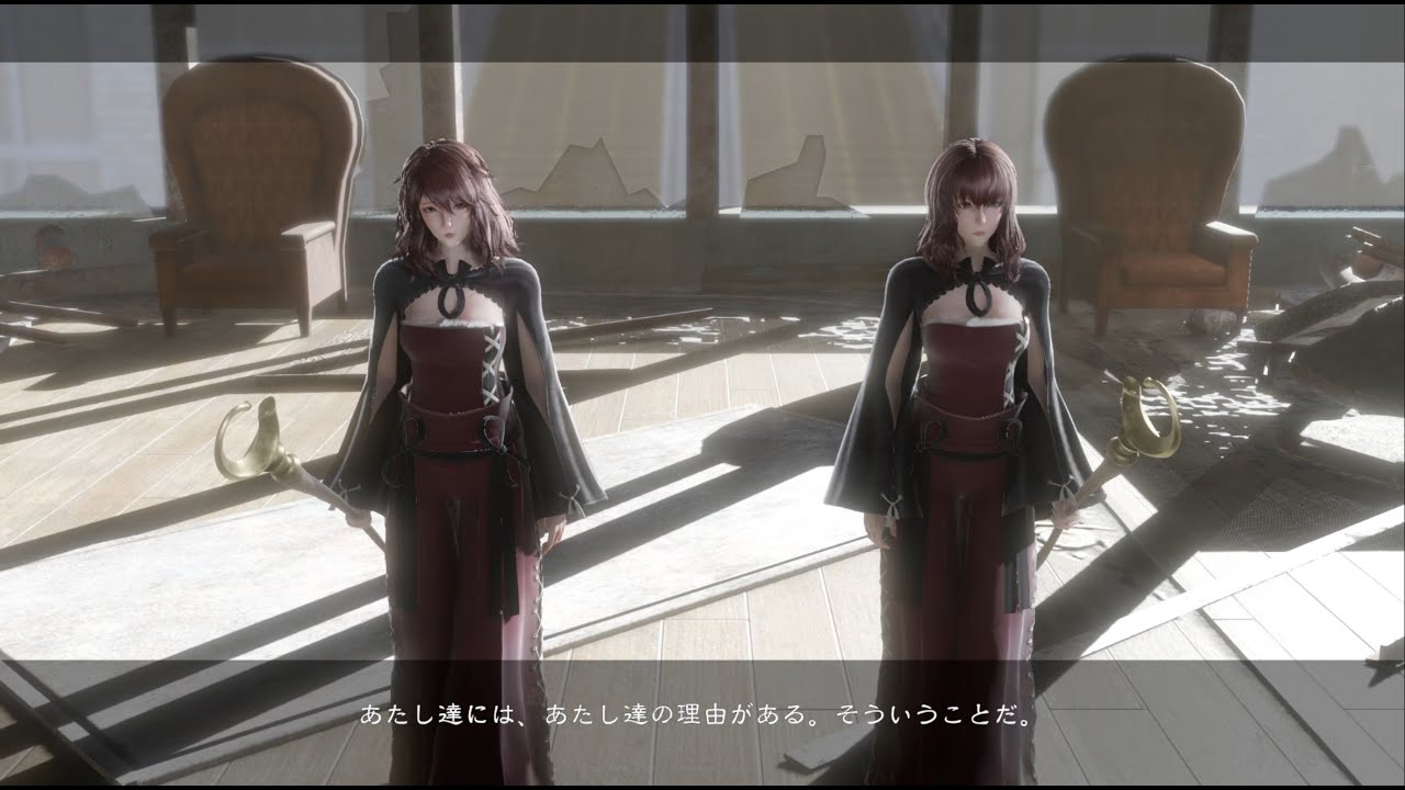 NieR Replicant　ポポル戦闘の舞が美しすぎる・・