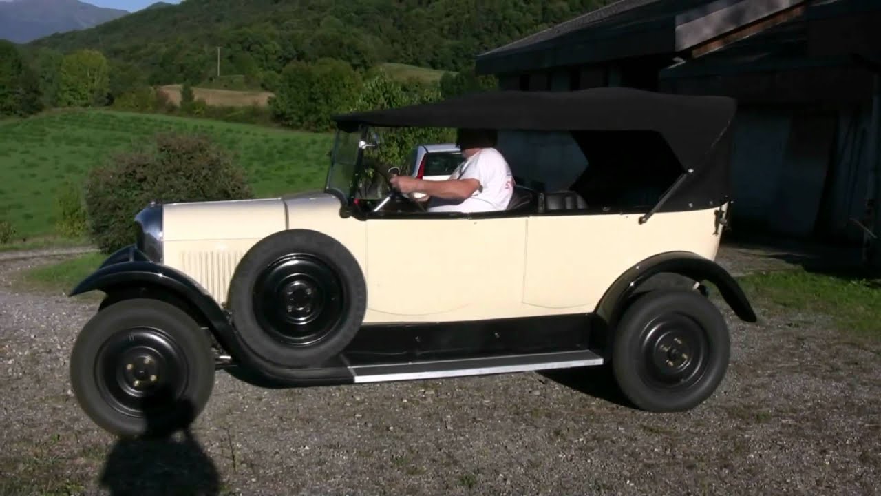 1927 Citroen Torpedo B12 Exterior and Exhaust Sound