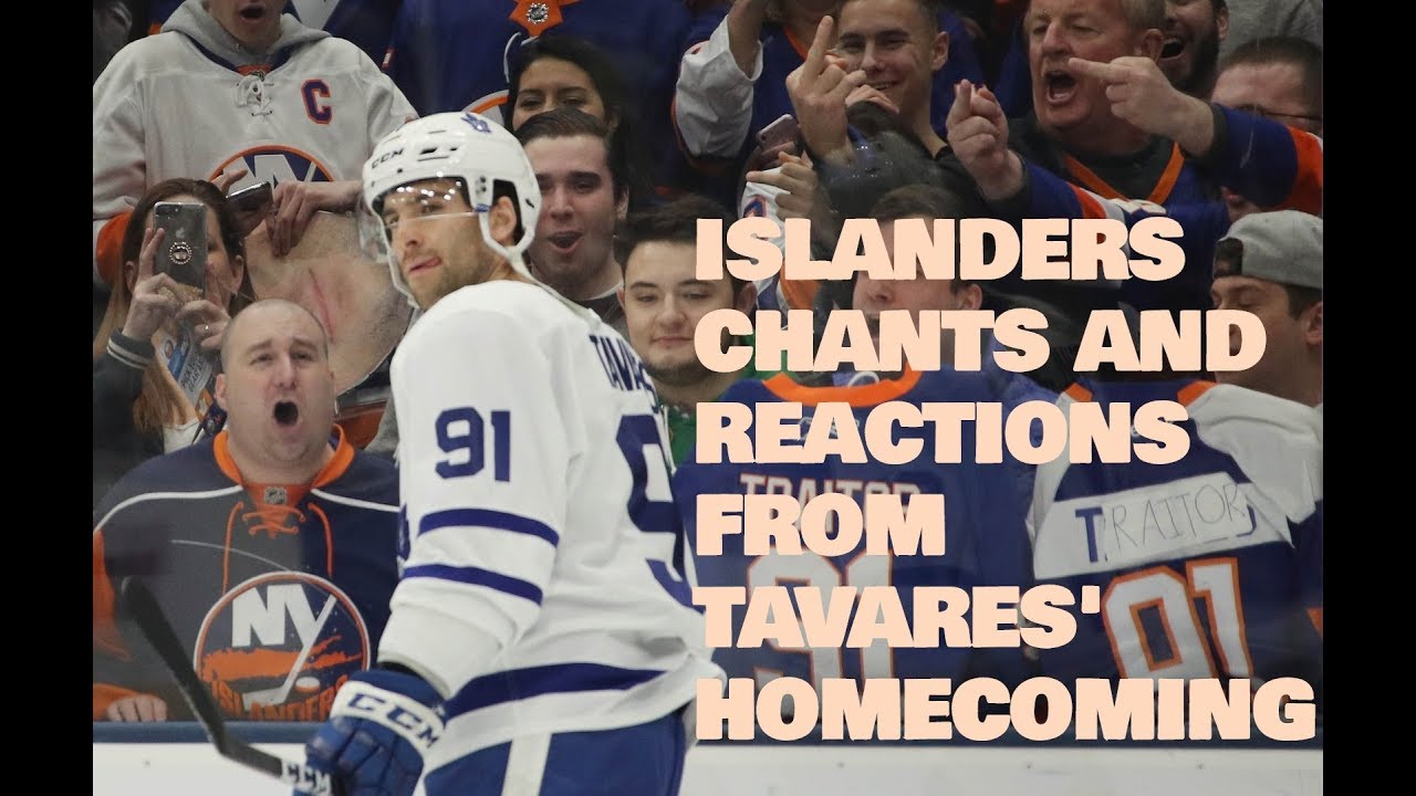 islanders chants and reactions towards john tavares