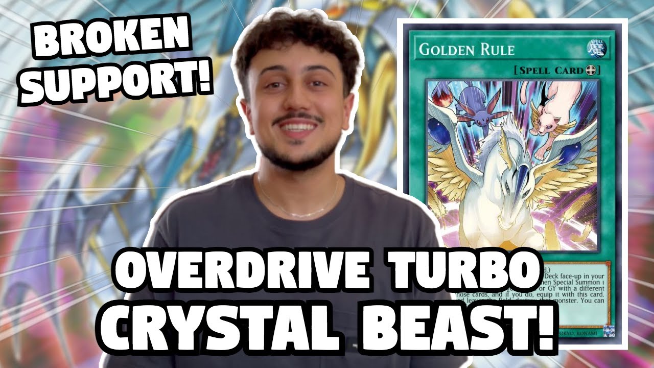 INSANE SUPPORT! Crystal Beast Overdrive Turbo Deck Profile! | June 2023 (Post Battles of Legend)