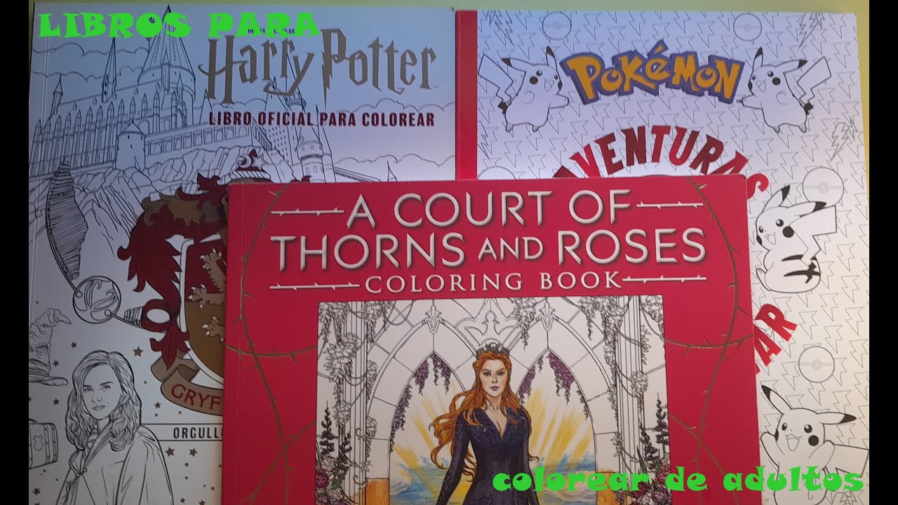 Libros para pintar que no son mandalas