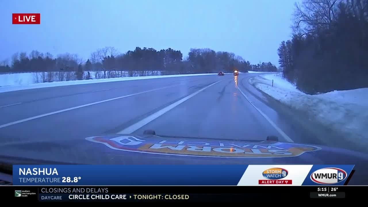 Road conditions improve as nor'easter moves away