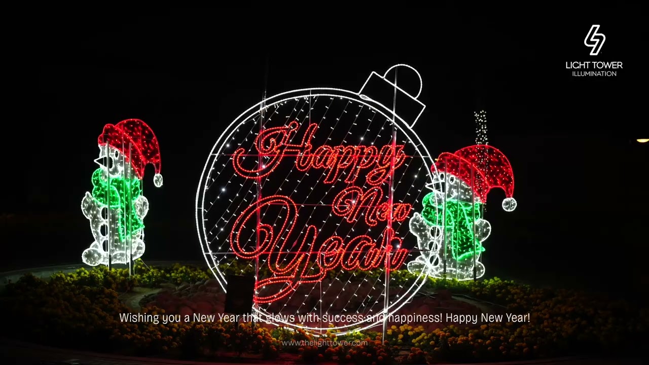 Wishing you a New Year that glows with success and happiness!✨🌟 Happy New Year!🎇