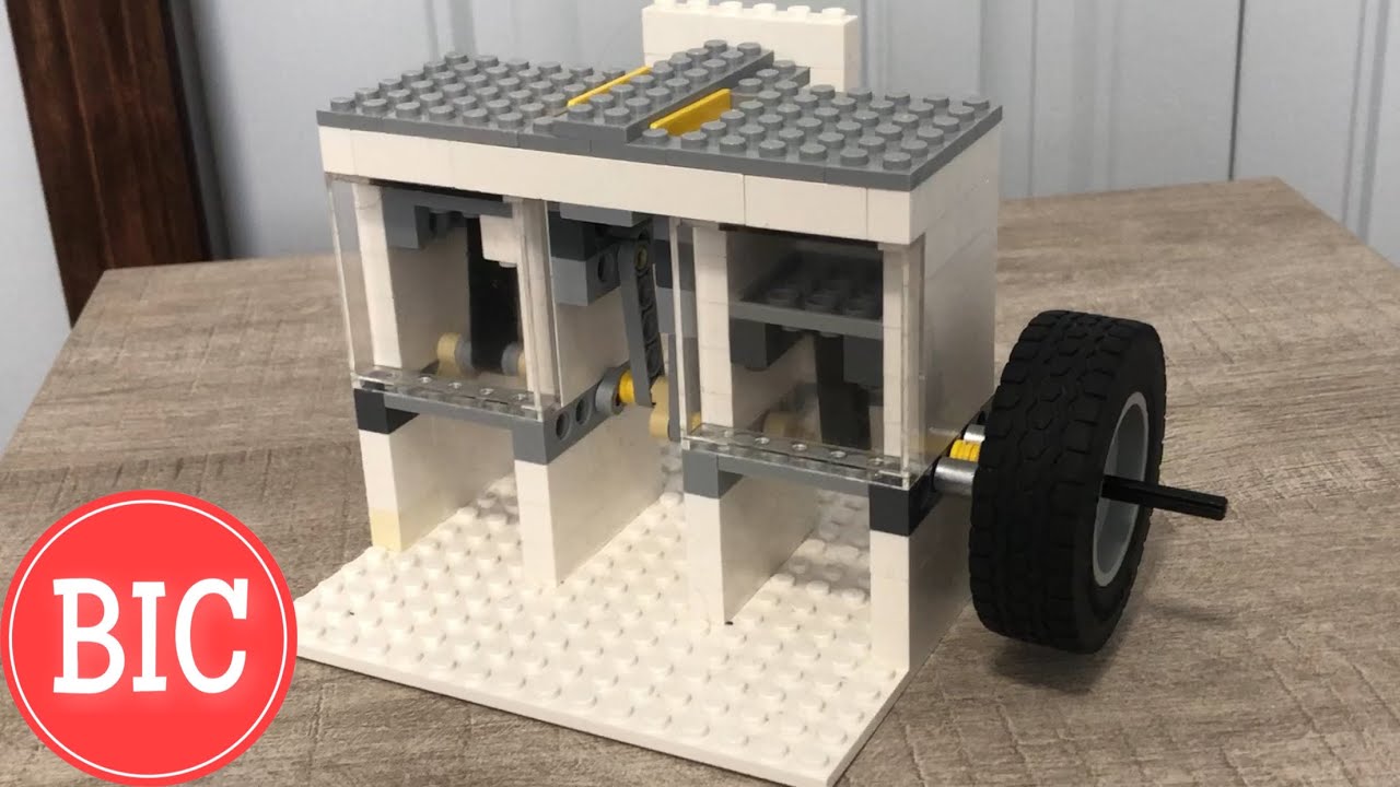 How to BUILD a MINI inline 2 LEGO VACUUM ENGINE | full tutorial | easy tutorial