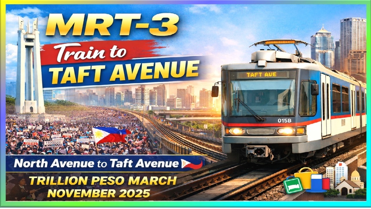 MRT-3 | Поезд до Тафт-авеню | Ноябрь 2025 г.