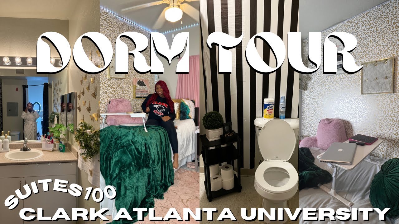 ТУР ПО КОМНАТЕ ОБЩЕЖИТИЯ HBCU! | КОМНАТЫ CLARK ATLANTA SUITES 100 + ТУР ПО ВНУТРЕННИМ КОМНАТАМ!!