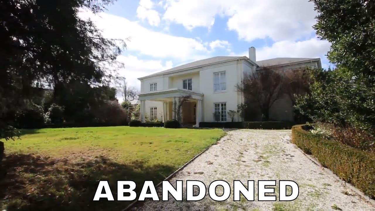 ABANDONED -  40 MILLION DOLLAR  MEGA MANSION