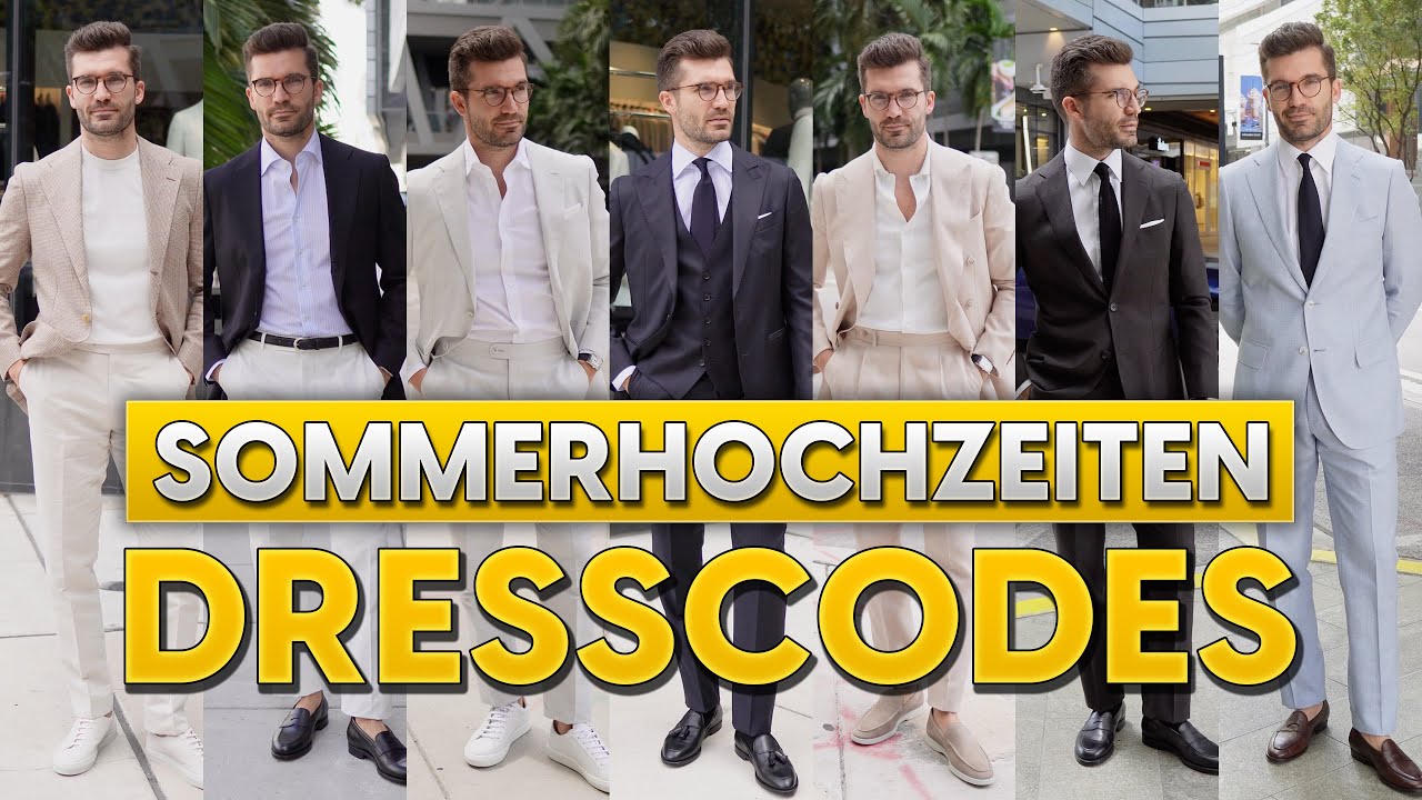 Sommerhochzeiten: 5 Dresscodes & 7 Outfits von Suitsupply
