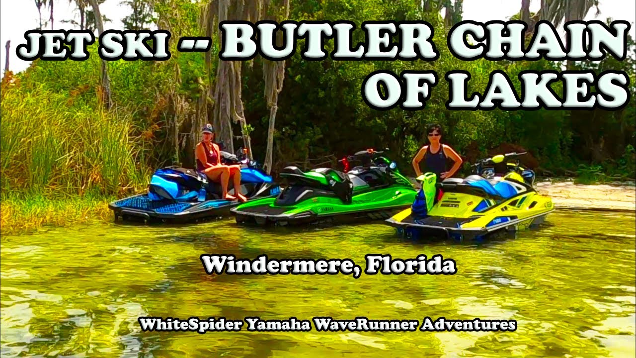 Best Lakes in Florida to Jet Ski? - Butler Chain of Lakes on Yamaha WaveRunners and Seadoos!