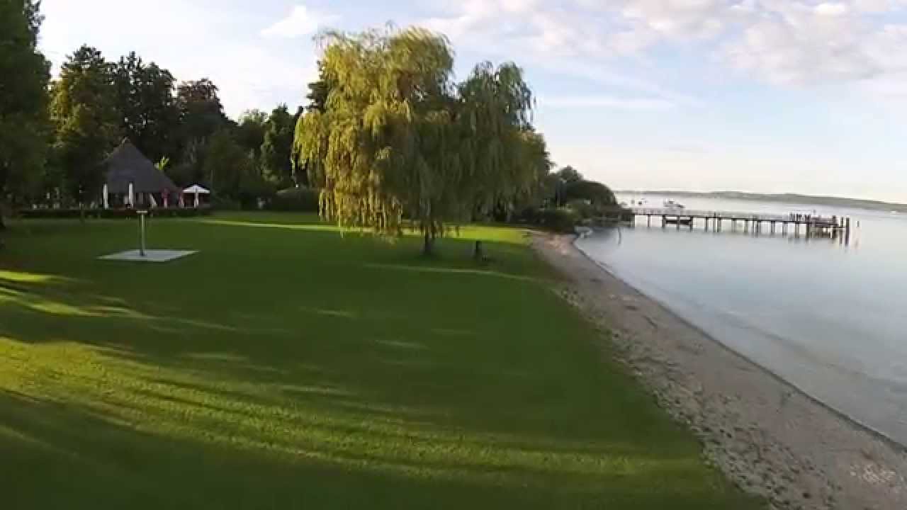 DJI Phantom 2 Vision Plus über Strandbad Riederau, Ammersee