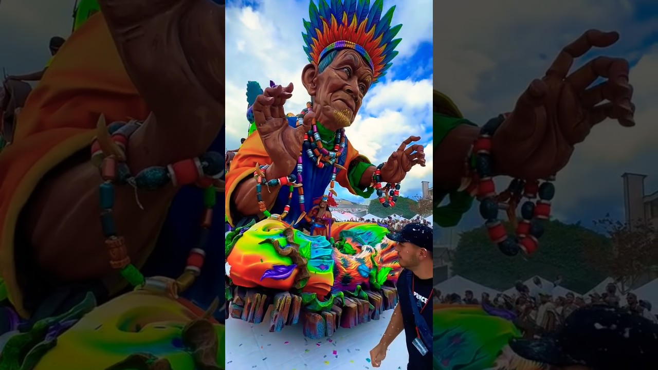 CARROZA GANADORA la vor&aacute;gine PASTO NARI&Ntilde;O 2025🎭 #shorts #like #2025 #carnaval #art #fiesta #culture