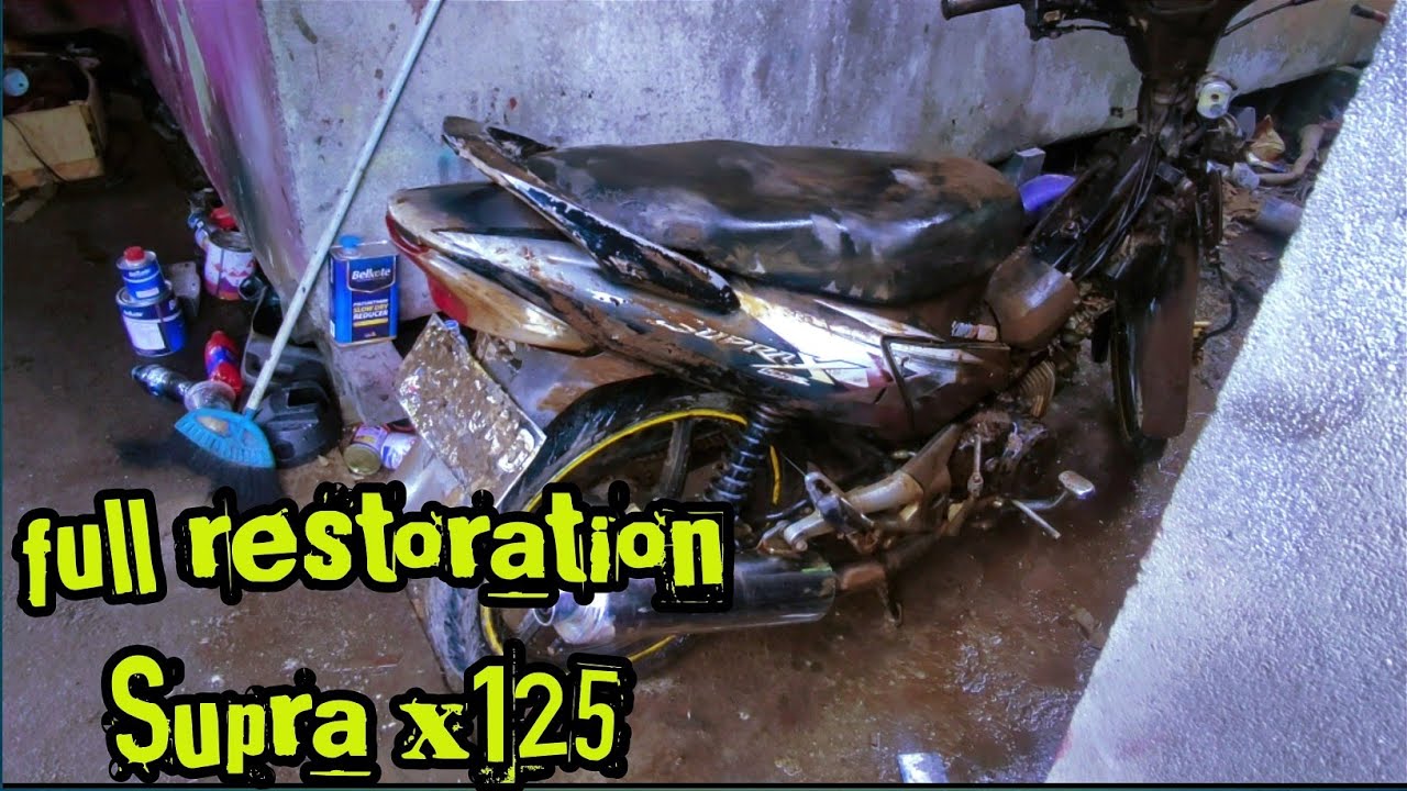 restorasi Supra x 125 (full restoration)motor restoration