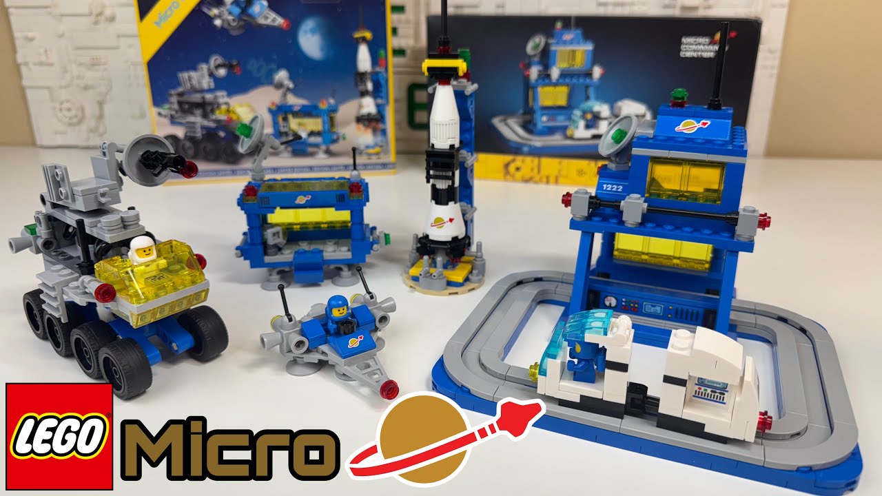 LEGO Micro Command Center Review & Comparison w/ Micro Rocket Launchpad