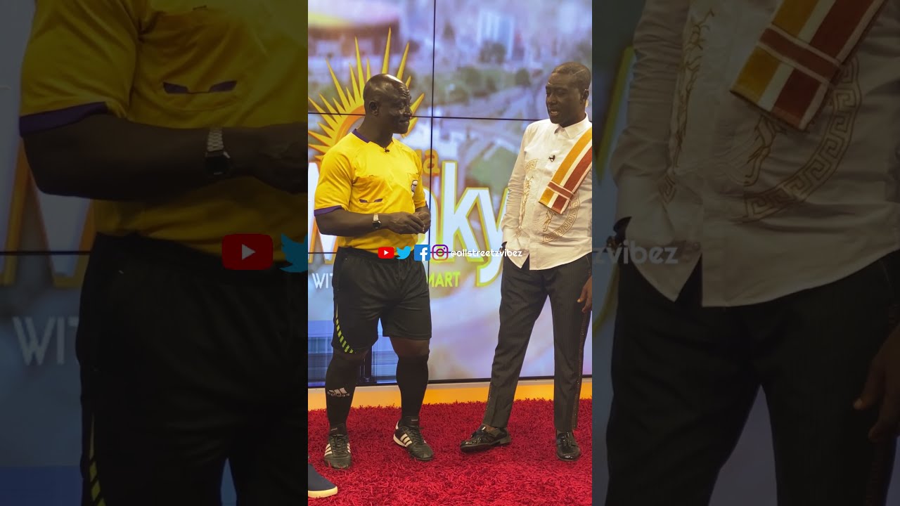 Referee Somo (The Dancing Referee) interview at Onua TV - AllStreetzVibez 🔥🚀🌍