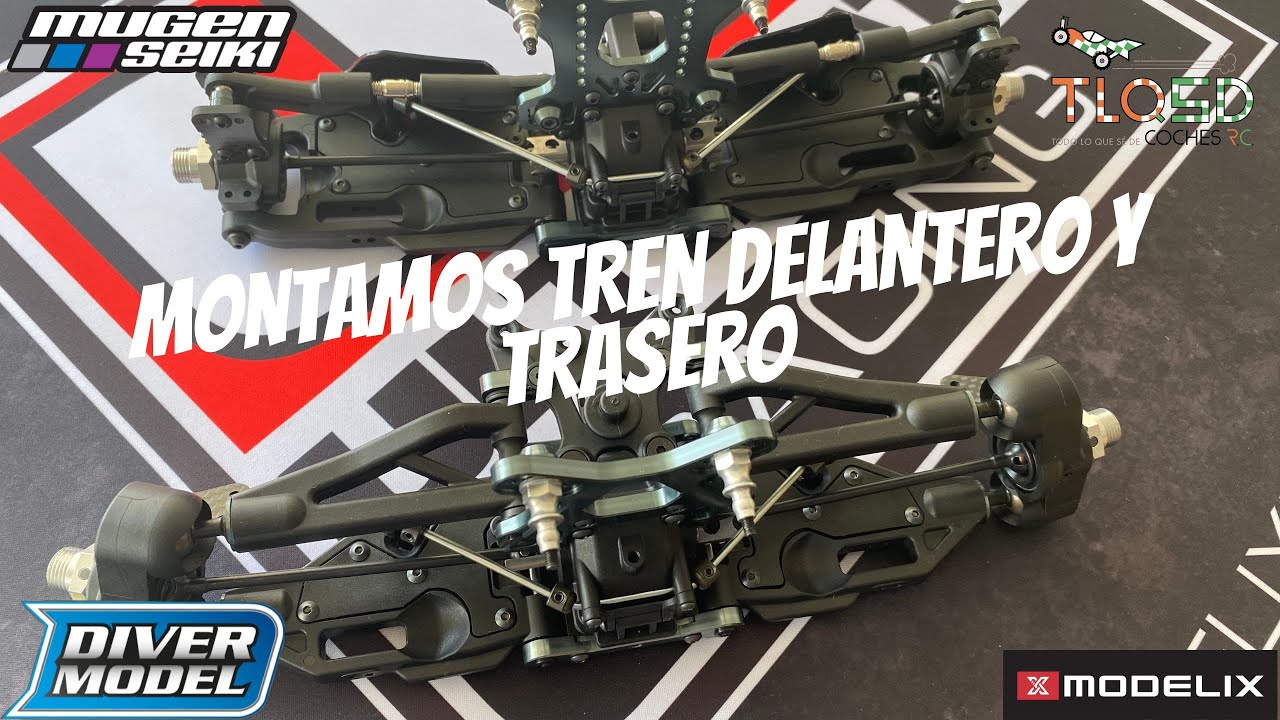 🔧 Montaje Tren Delantero y Trasero Mugen MBX8R | Guía Completa RC