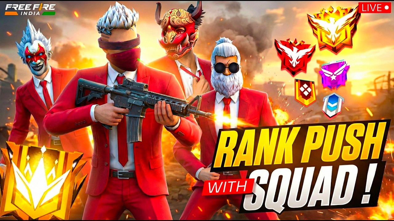 LIVE 🔴 1 Vs 6 Custom Gameplay 🔥 | Free Fire Live Stream🚀 #freefire #nonstop_live #gyangaming