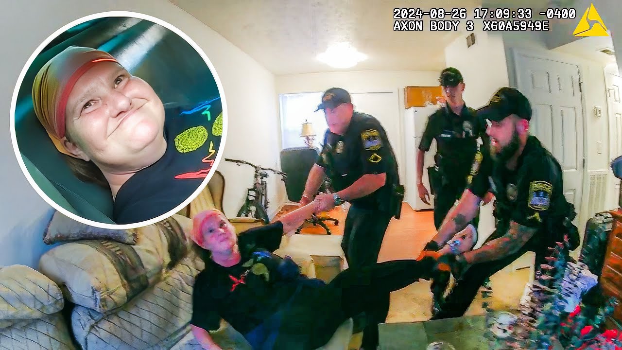 Three Officers Can&rsquo;t Handle This Woman&rsquo;s Behavior